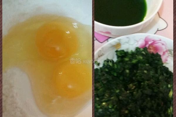 韭菜鸡蛋饼的做法图解2
