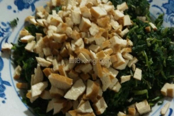 凉拌马兰头的做法图解3