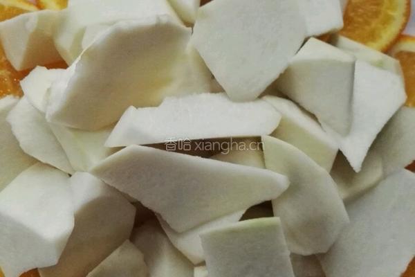 香橙冰糖蒸地瓜的做法图解4