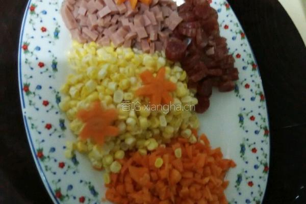 五色香饭的做法图解1