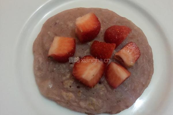 奶香草莓松饼的做法图解8