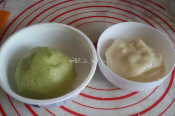 抹茶红豆奶黄酥的做法图解5