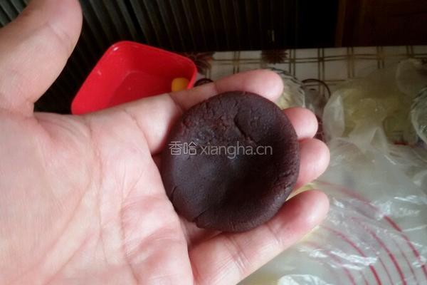 抹茶红豆奶黄酥的做法图解7