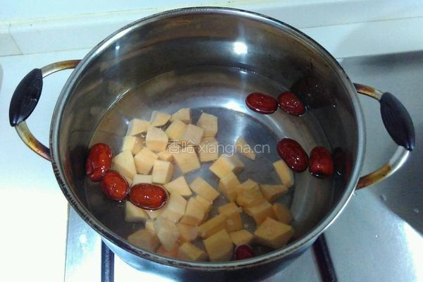 红薯红枣汤圆的做法图解3