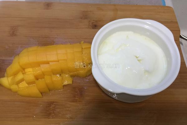 芒果酸奶的做法图解7