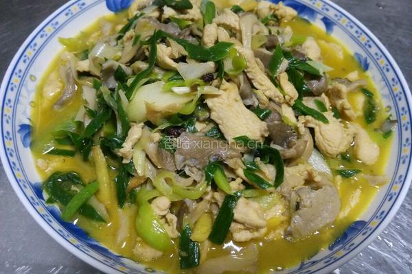 蘑菇炒肉丝