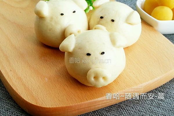 小猪奶黄包的做法图解18