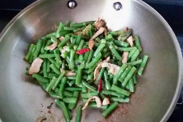 豆角焖面的做法图解5