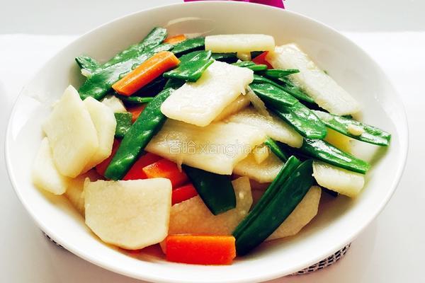 杂菜炒山药的做法图解6