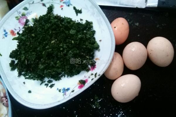 益母草煎蛋的做法图解3