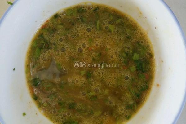 菜蒸蛋的做法图解4