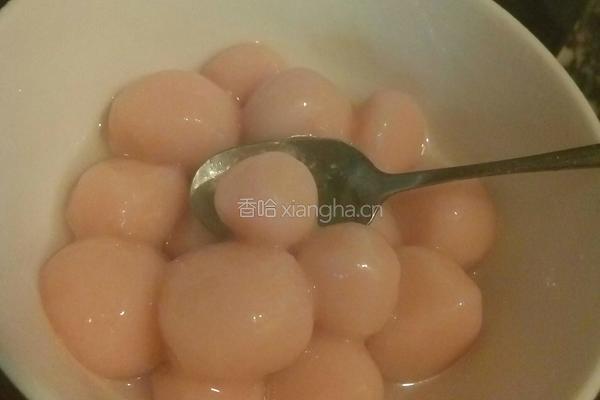 草莓汤圆的做法图解7