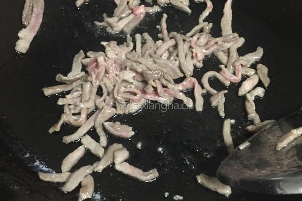 三色炒肉的做法图解2