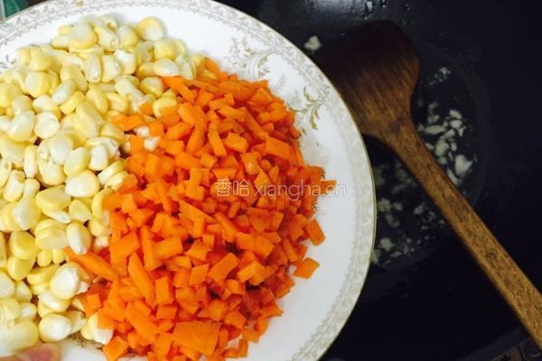 玉米胡萝卜肉末的做法图解6