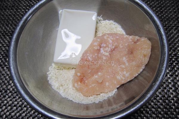 豆腐汉堡的做法图解2
