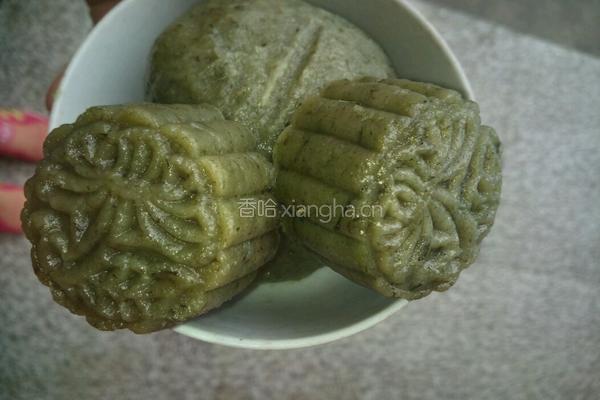 蒿菜粑粑 青团的做法图解7
