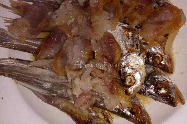 咸鱼蒸腊肠的做法图解6
