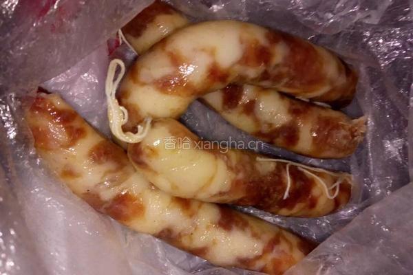 咸鱼蒸腊肠的做法图解2