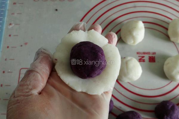 山药紫薯糕的做法图解12