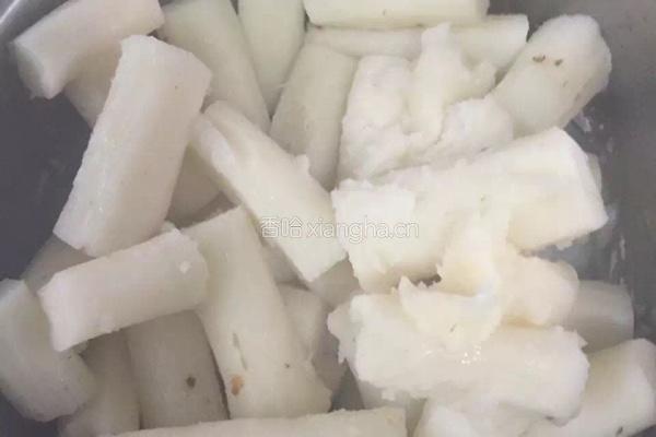 豆沙山药糕的做法图解2