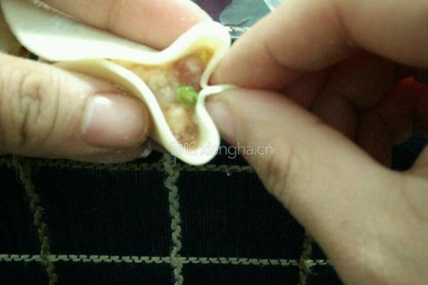 白菜猪肉饺子(麦穗饺子包法)的做法图解10