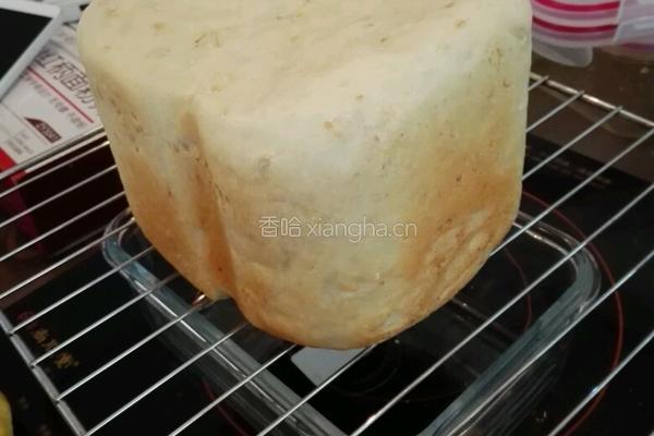 低糖燕麦片炫彩蜜豆土司的做法图解9