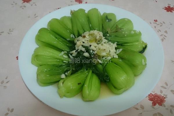 蒜泥青菜的做法图解5