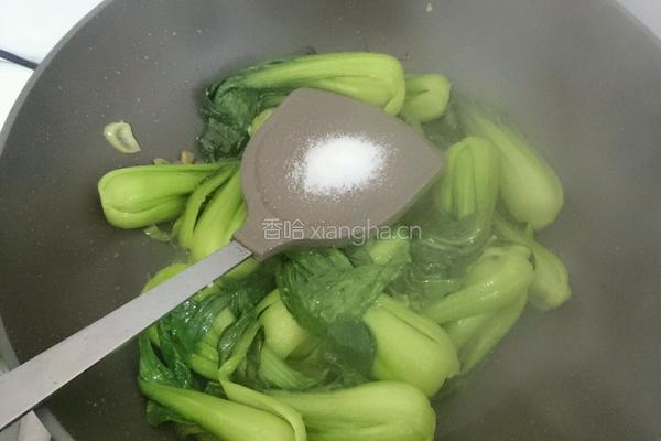 蒜泥青菜的做法图解3
