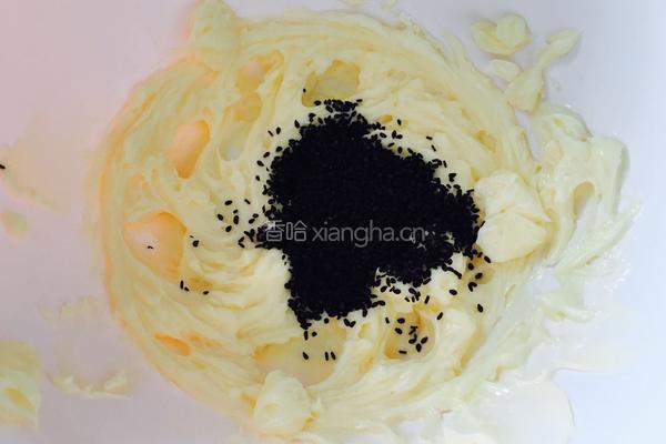 星星芝麻饼干的做法图解3