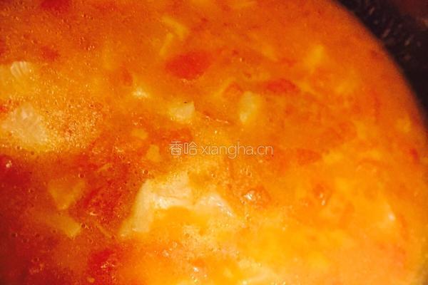 龙利鱼番茄汤的做法图解5