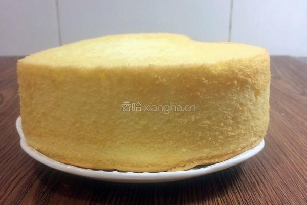 6寸心形戚风蛋糕的做法图解12