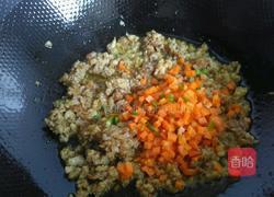 肉末彩蔬炒饭的做法图解4