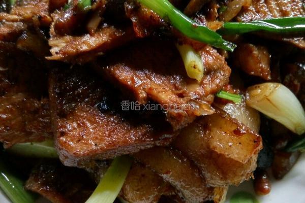 藠头回锅肉的做法图解8