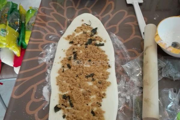 高钙低糖海苔肉松土司的做法图解5