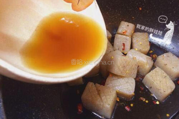 香辣魔芋煎的做法图解10
