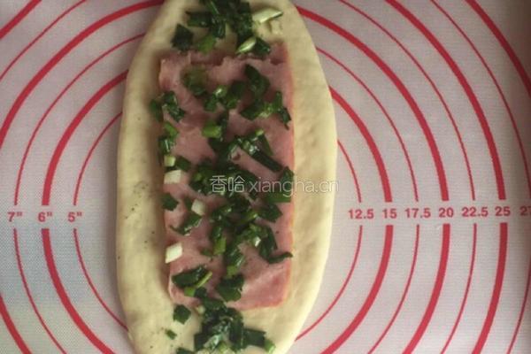 培根芝士香葱面包的做法图解8