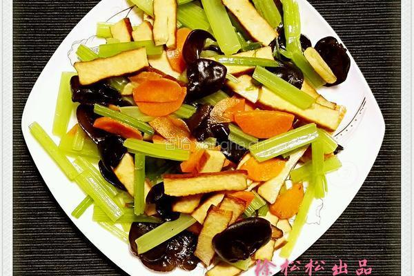 芹菜炒香干的做法图解4