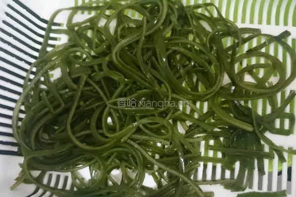 大蒜海带的做法图解1