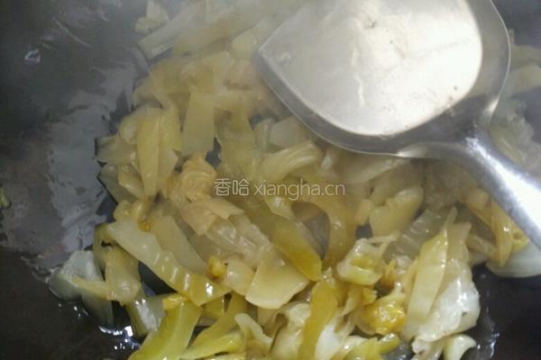 猪心炒咸菜的做法图解5