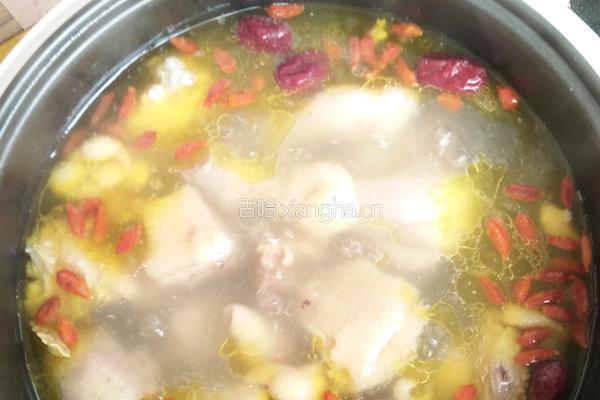 天麻炖鸡的做法图解4
