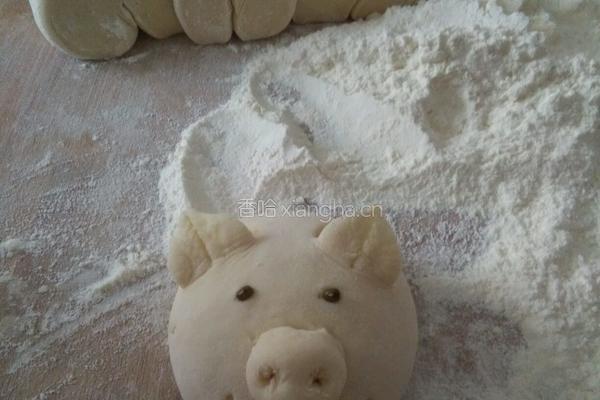 可爱的小猪的做法图解3