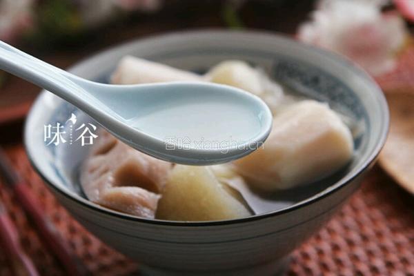 梨藕荸荠汤的做法图解4