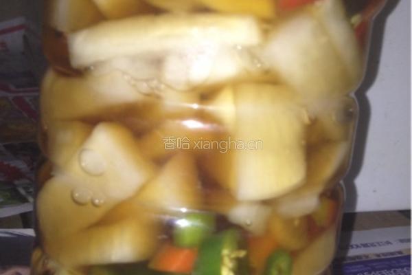 酸辣萝卜的做法图解4