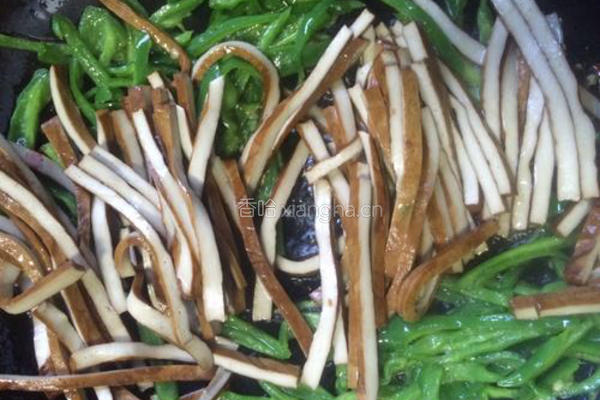 香干炒肉的做法图解8