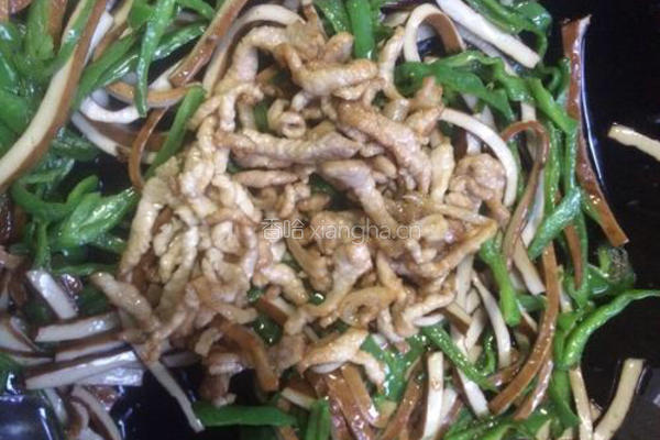 香干炒肉的做法图解9
