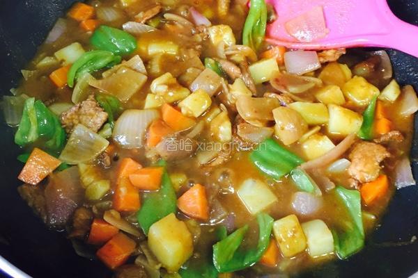 简约快手咖喱牛肉的做法图解7