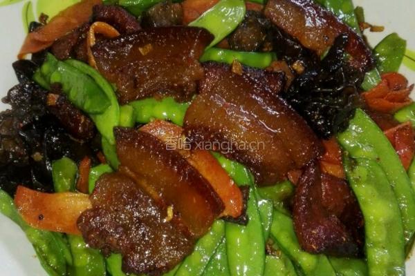 荷兰豆炒肉片的做法图解4