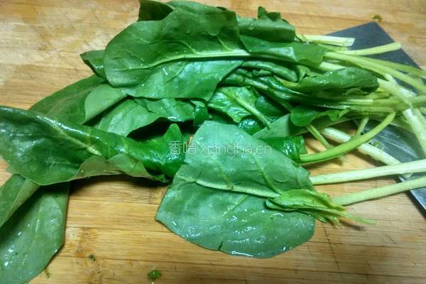 菠菜汤面条的做法图解5