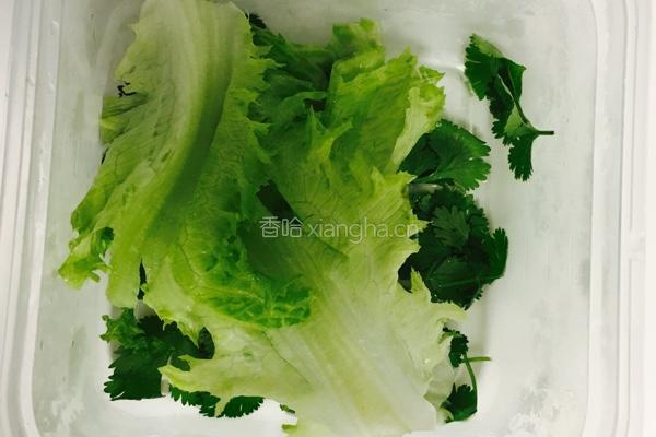 牛舌蔬菜卷的做法图解1