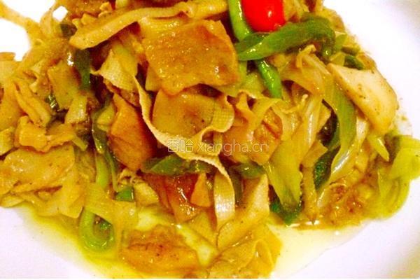 孜然千张肉片